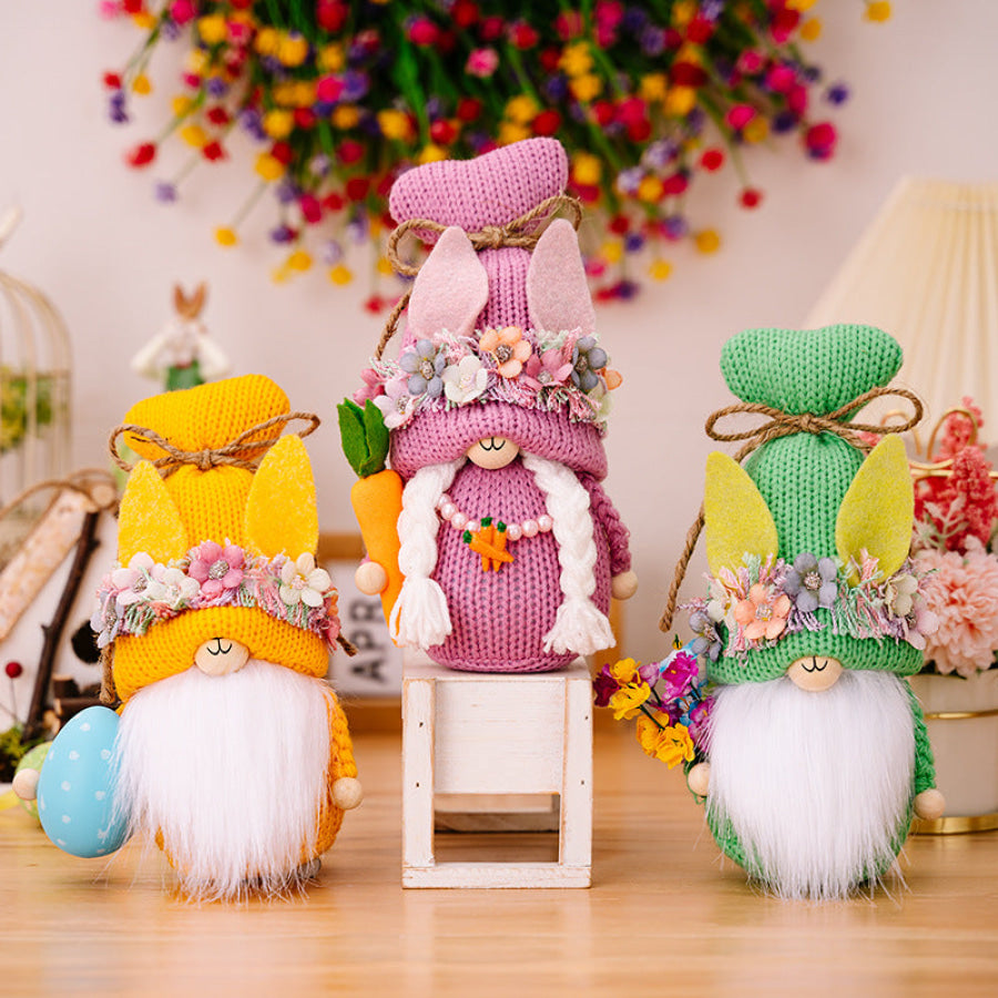 Easter Knit Faceless Doll Apparel and Accessories