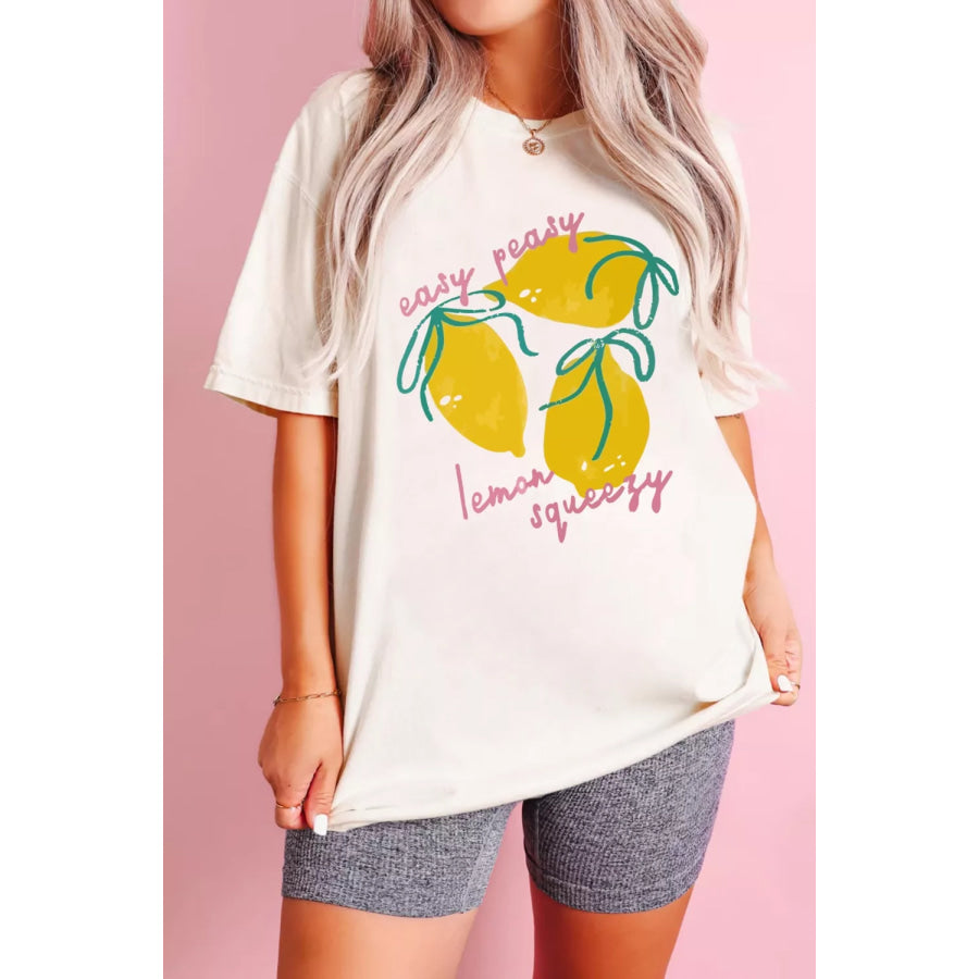 Easy Peasy Lemon Squeezy Graphic Tee Apparel and Accessories