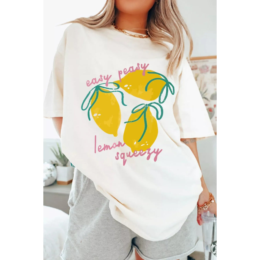 Easy Peasy Lemon Squeezy Graphic Tee Apparel and Accessories