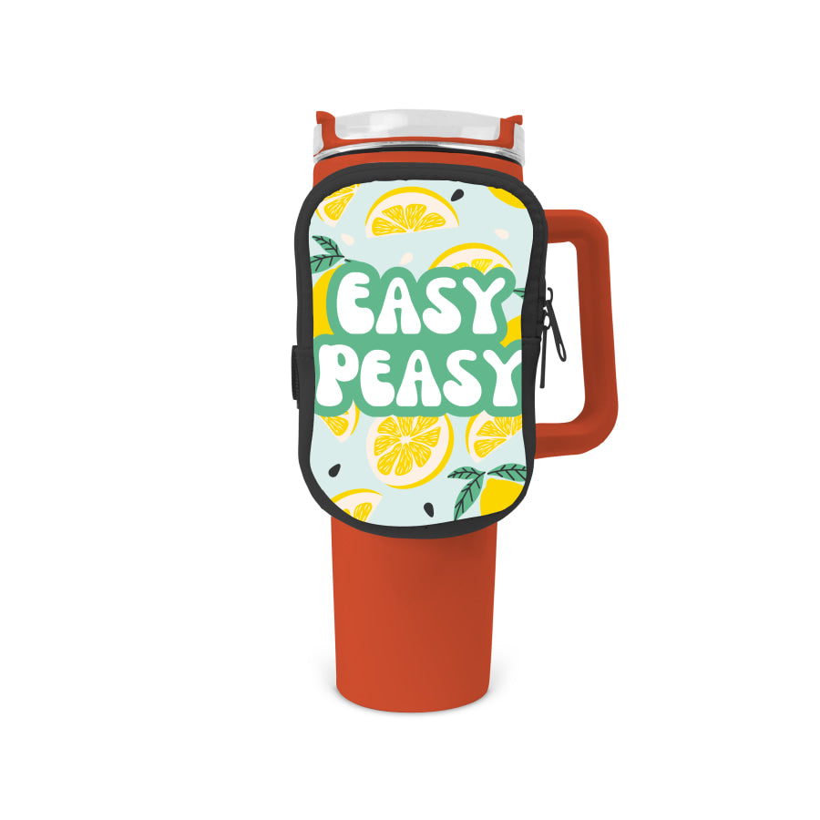 Easy Peasy Zippered Pouch/Bag For 40oz Tumbler Tumbler