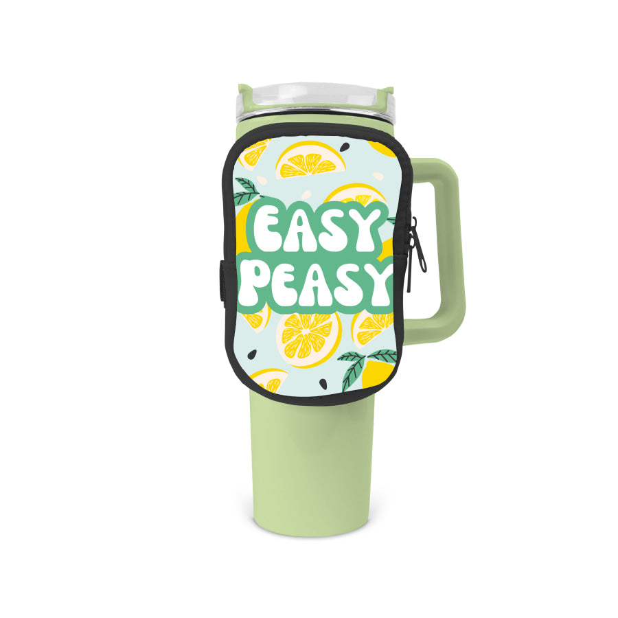 Easy Peasy Zippered Pouch/Bag For 40oz Tumbler Tumbler