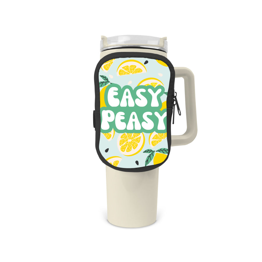 Easy Peasy Zippered Pouch/Bag For 40oz Tumbler Tumbler