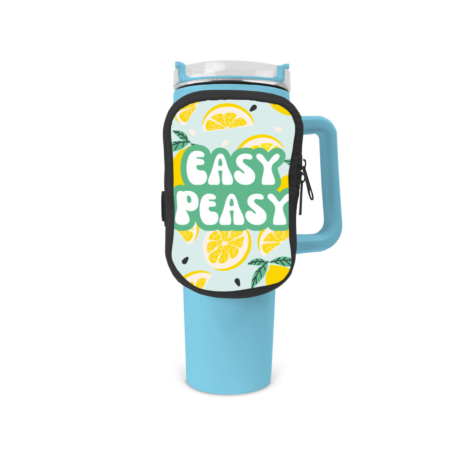 Easy Peasy Zippered Pouch/Bag For 40oz Tumbler Tumbler