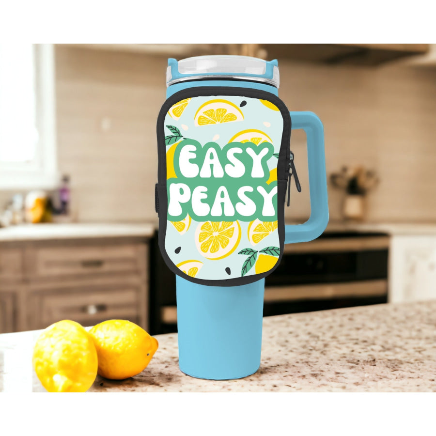 Easy Peasy Zippered Pouch/Bag For 40oz Tumbler Tumbler