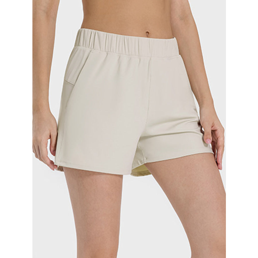 Elastic Waist Active Shorts Apparel and Accessories