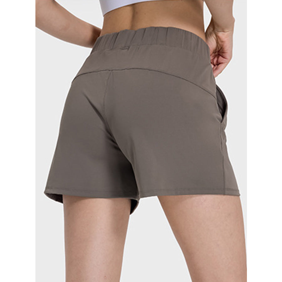 Elastic Waist Active Shorts Apparel and Accessories