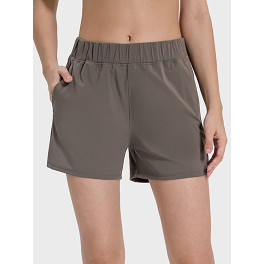 Elastic Waist Active Shorts Apparel and Accessories