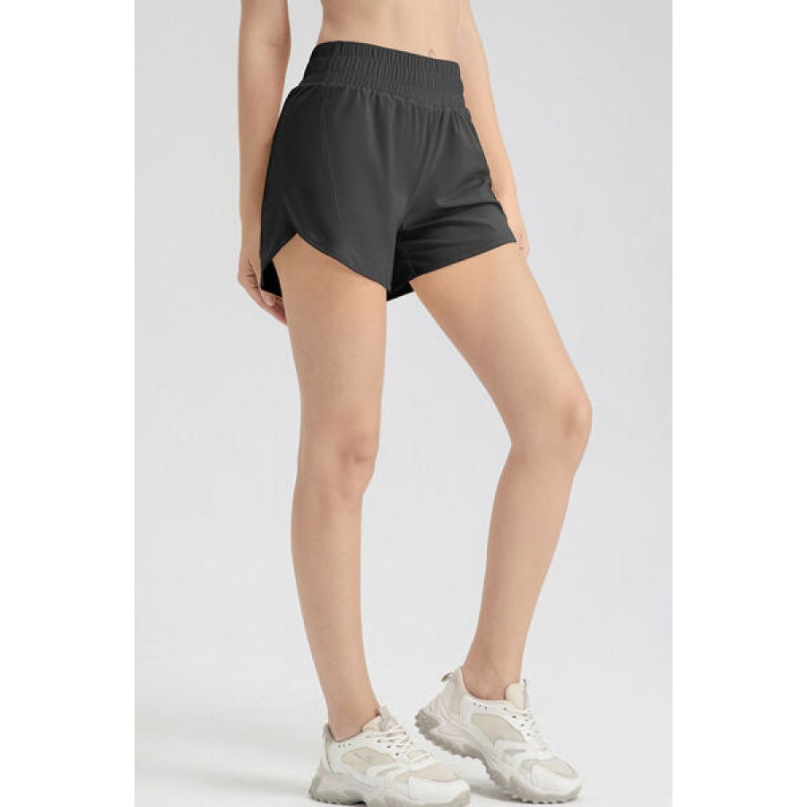 Elastic Waist Active Shorts Clothing