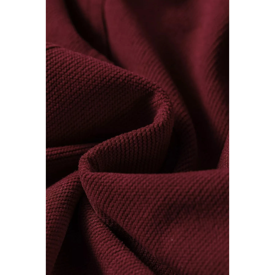 Elastic Waist Drawstring Corduroy Casual Pants Apparel and Accessories