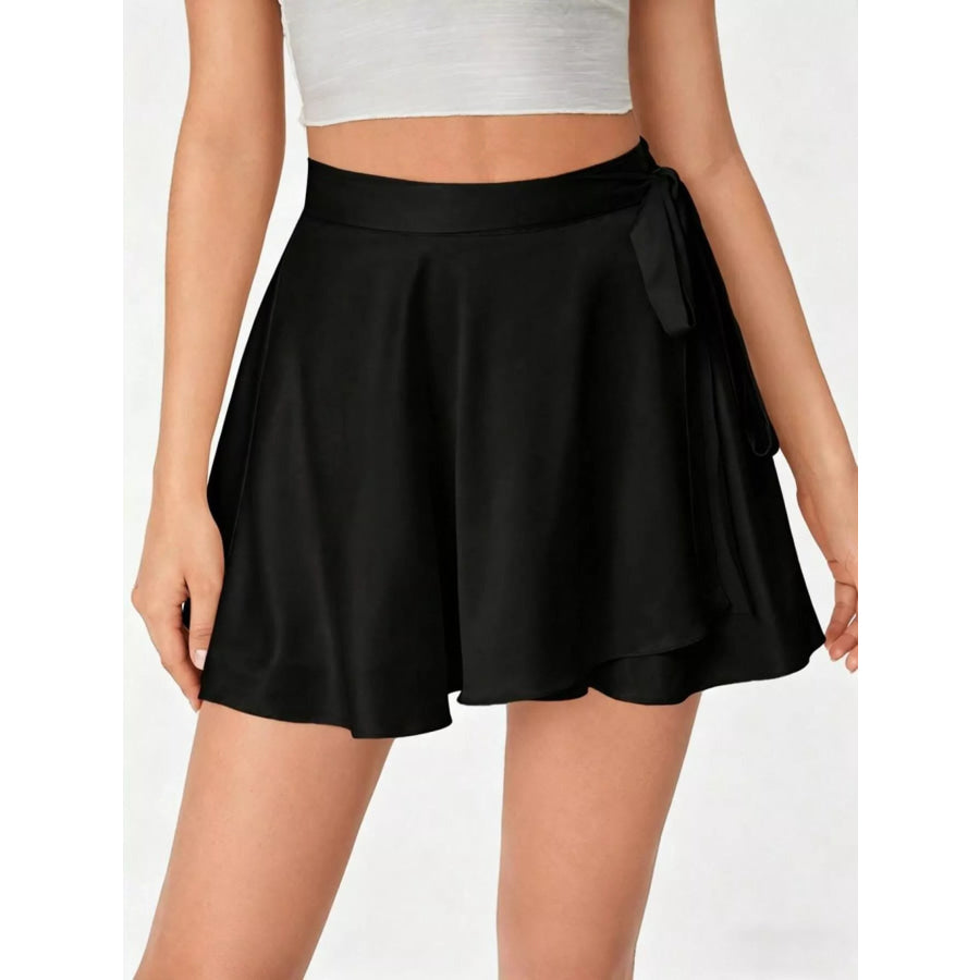 Elastic Waist Mini Skirt Apparel and Accessories