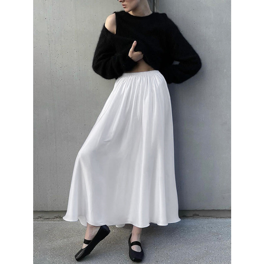 Elastic Waist Skirt Apparel and Accessories