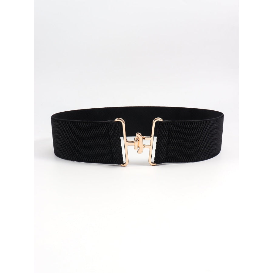 Elastic Wide Belt Black / One Size