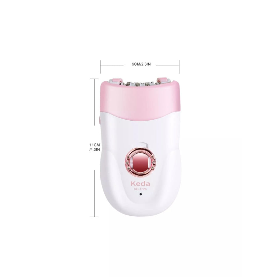 Electric Clip Wheel Portable Hair Remover White / One Size Apparel and Accessories