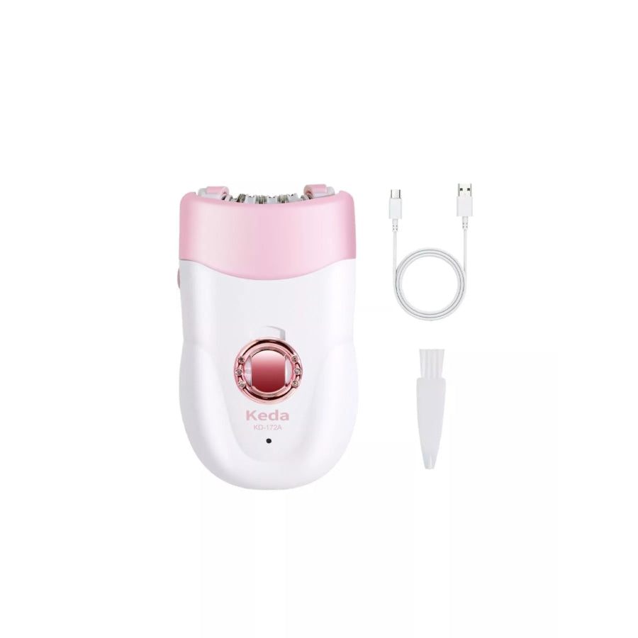 Electric Clip Wheel Portable Hair Remover White / One Size Apparel and Accessories