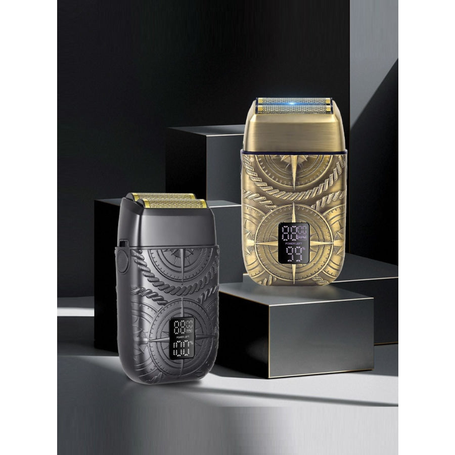 Electric Foil Shaver with LED Display Bronze / One Size Apparel and Accessories