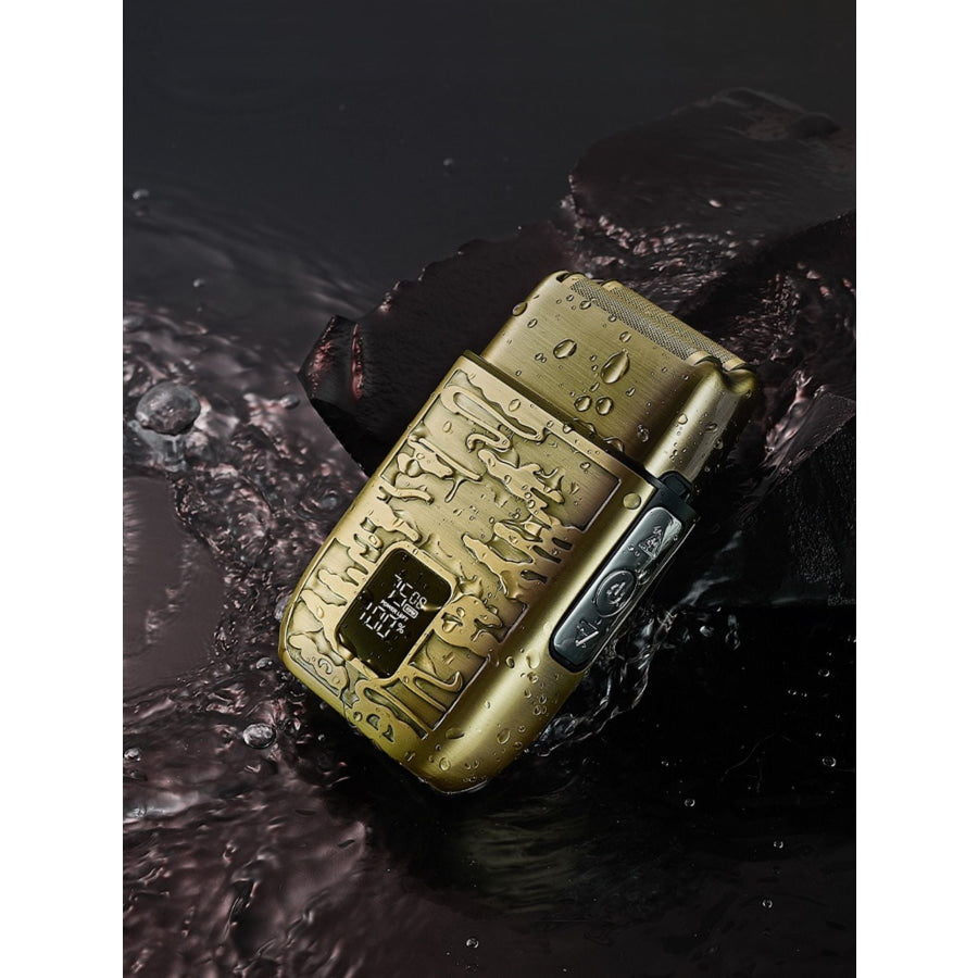 Electric Foil Shaver with LED Display Gold / ONESIZE Apparel and Accessories