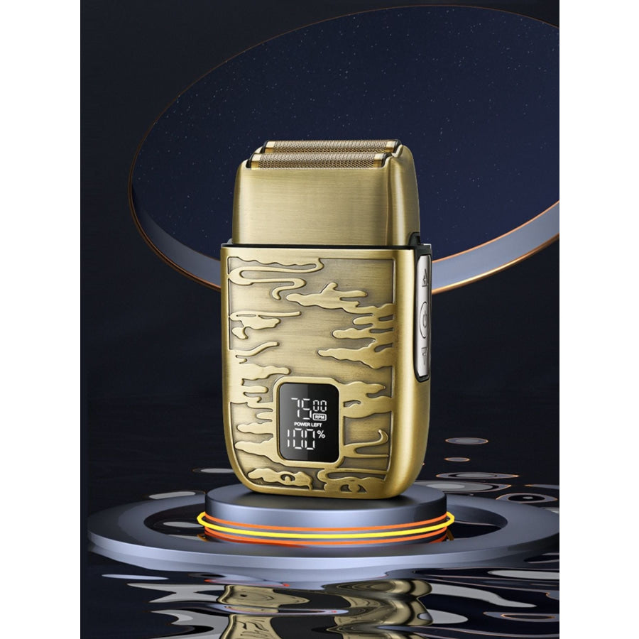 Electric Foil Shaver with LED Display Gold / ONESIZE Apparel and Accessories