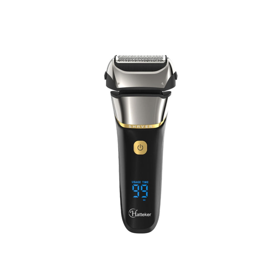Electric Foil Shaver with LED Display Silver / One Size Apparel and Accessories
