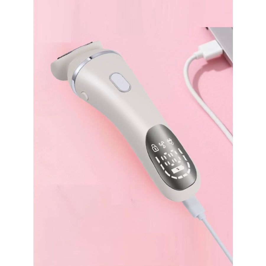 Electric Hair Removal Epilator Beige / ONESIZE Apparel and Accessories