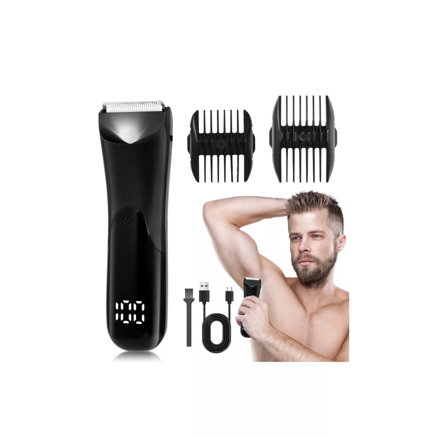 Electric Hair Removal Epilator Black / ONESIZE Apparel and Accessories