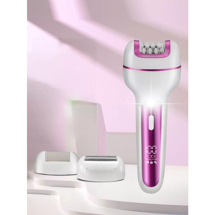 Electric Hair Removal Epilator Pink / One Size Apparel and Accessories