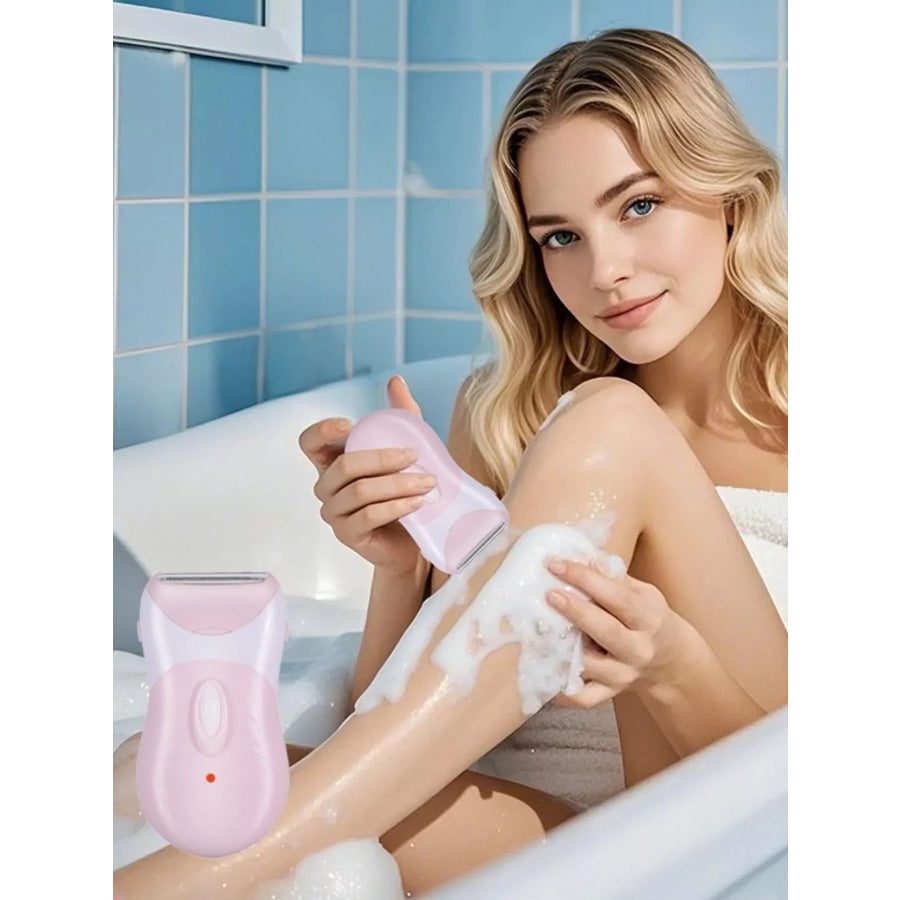 Electric Hair Removal Epilator Pink / One Size Apparel and Accessories