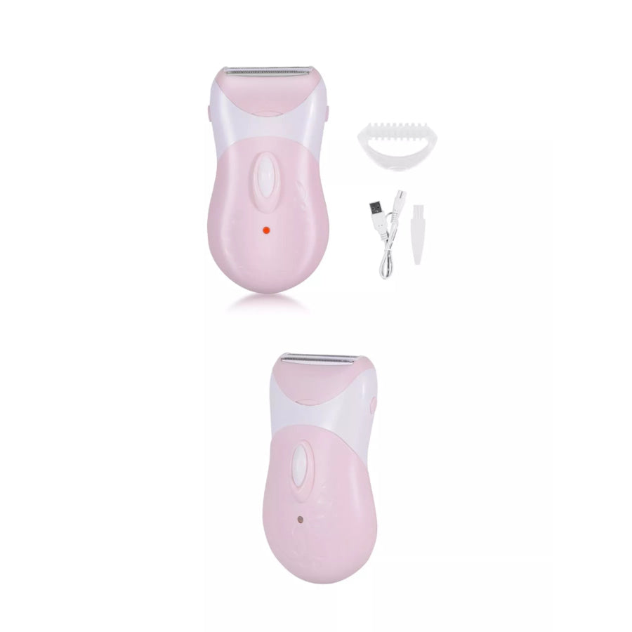 Electric Hair Removal Epilator Pink / One Size Apparel and Accessories
