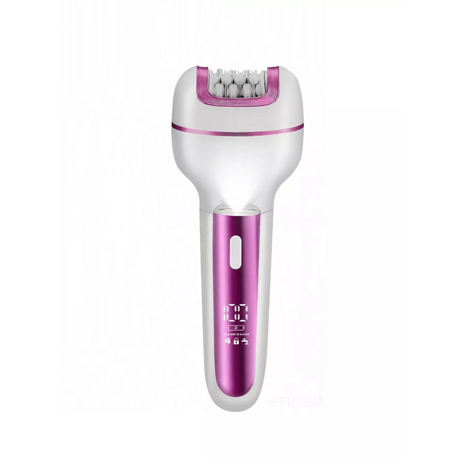 Electric Hair Removal Epilator Pink / One Size Apparel and Accessories
