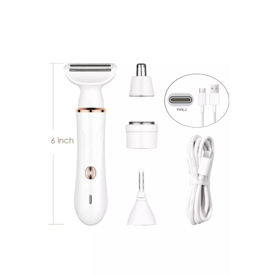 Electric Hair Removal Epilator White / One Size Apparel and Accessories