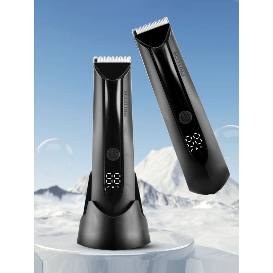 Electric Hair Removal Epilator with LED Display Black / ONESIZE Apparel and Accessories