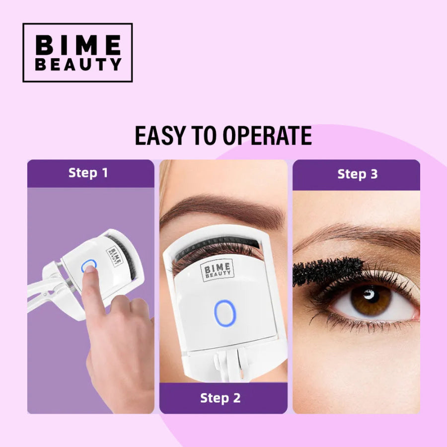 Electric Hot Heated Eyelash Curler Health &amp; Beauty