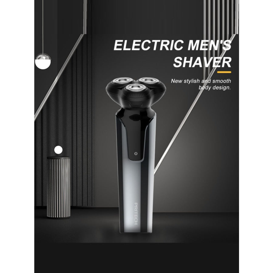 Electric Rotary Shaver Black / One Size Apparel and Accessories