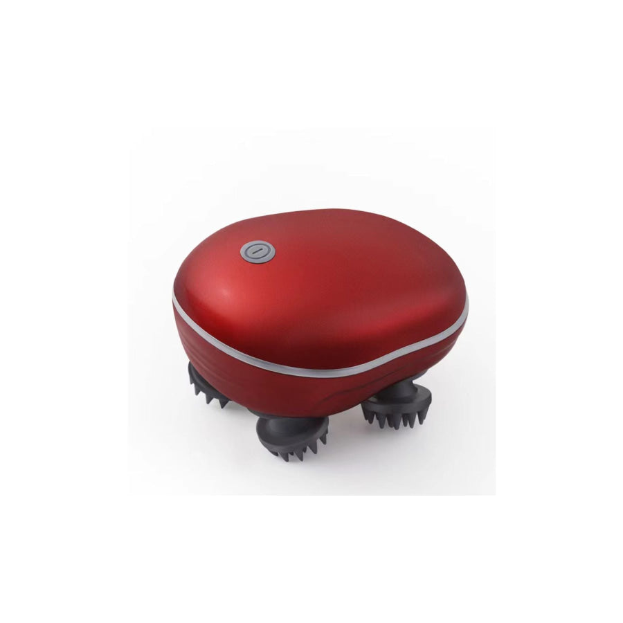 Electric Scalp Massager Brush Red / One Size Apparel and Accessories