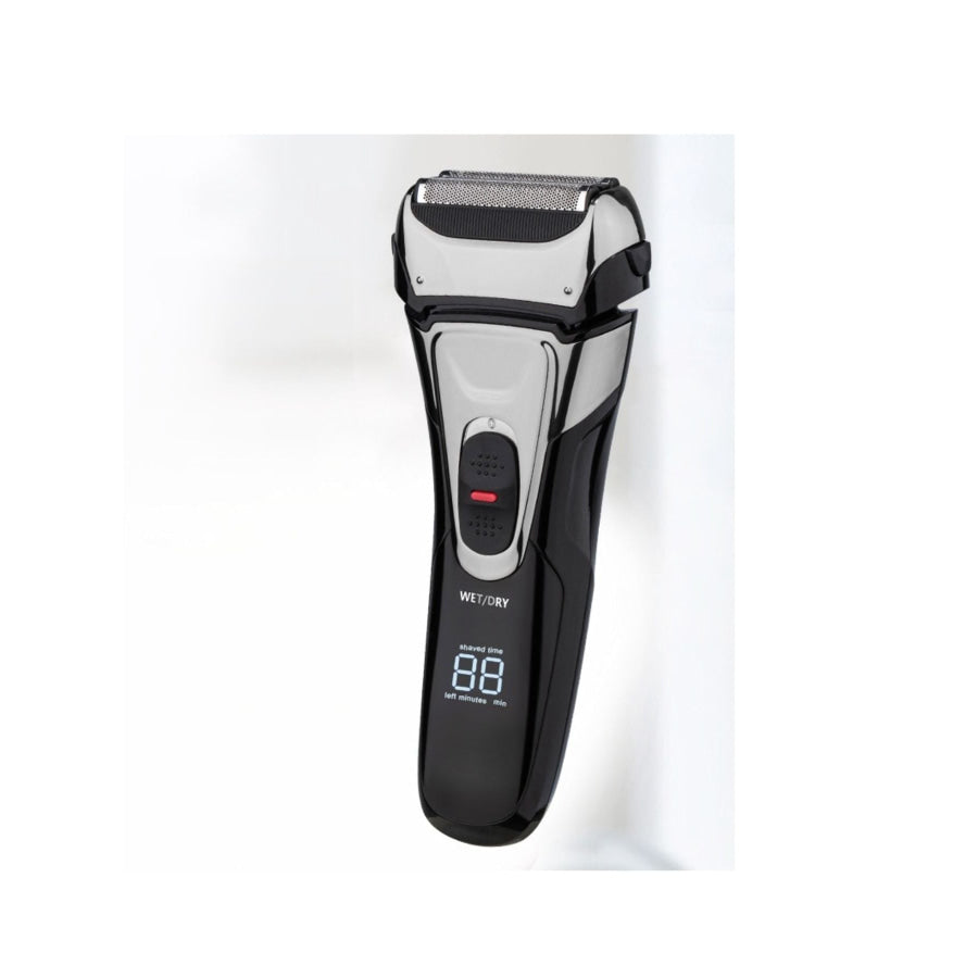 Electric Shaver with Digital Display Silver / One Size Apparel and Accessories