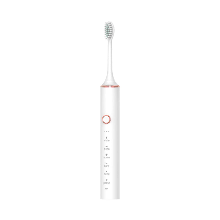Electric Toothbrush with Multiple Modes White / One Size Apparel and Accessories