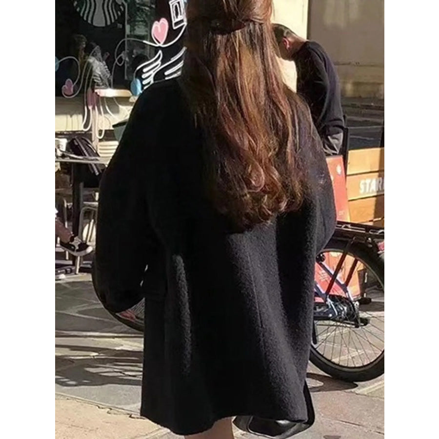 Elegant Double-Breasted Wool-Blend Outerwear Apparel and Accessories