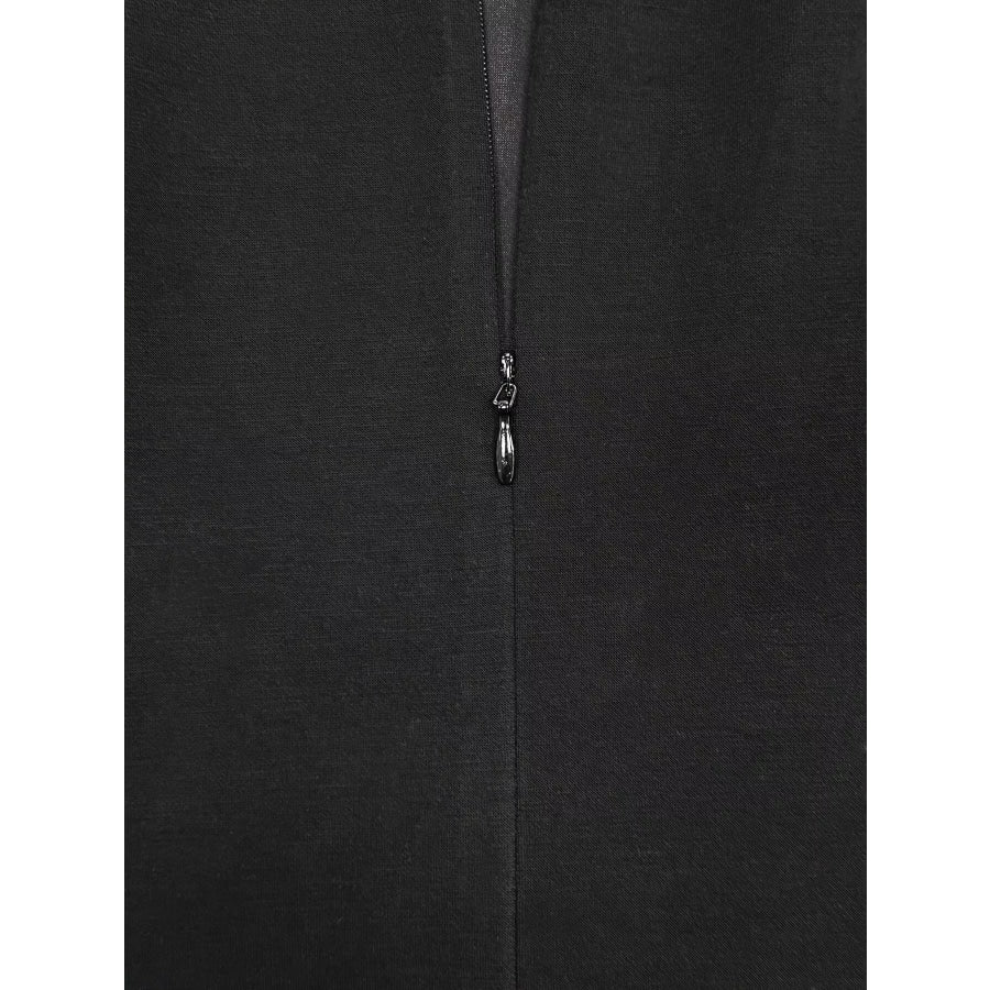 Elegant Gothic Sheer Mesh Long Sleeve Maxi Dress Apparel and Accessories