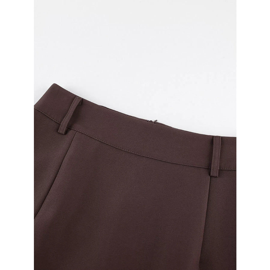 Elegant Lace-Trimmed Slit A-Line Skirt Apparel and Accessories