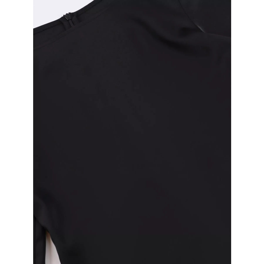 Elegant Mini Dress with Fare Sleeves Apparel and Accessories