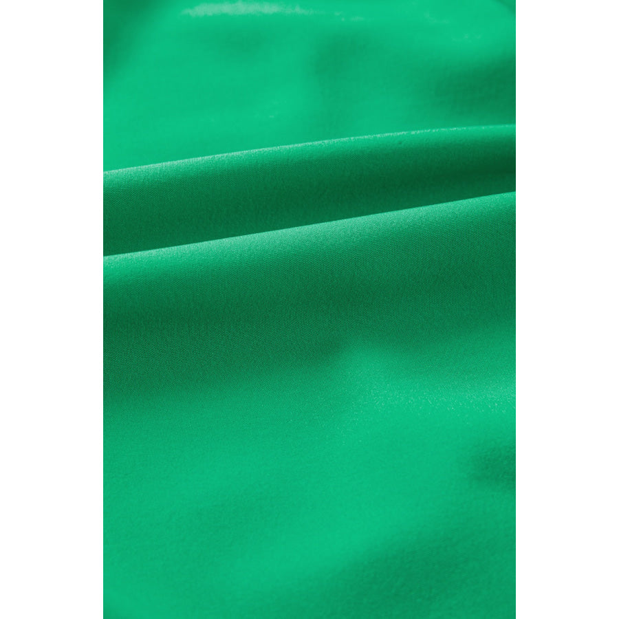 Elegant Ruffled Tiered Puff Sleeve Maxi Dress Apparel and Accessories