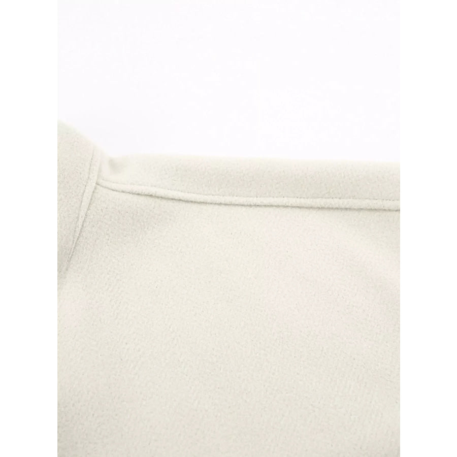 Elegant Stand Collar Open Front Outerwear Apparel and Accessories