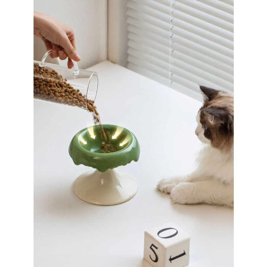 Elevated Ceramic Pet Bowl Apparel and Accessories