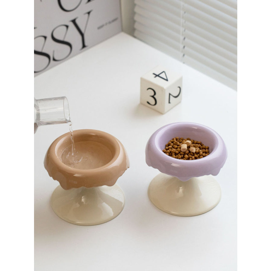 Elevated Ceramic Pet Bowl Apparel and Accessories