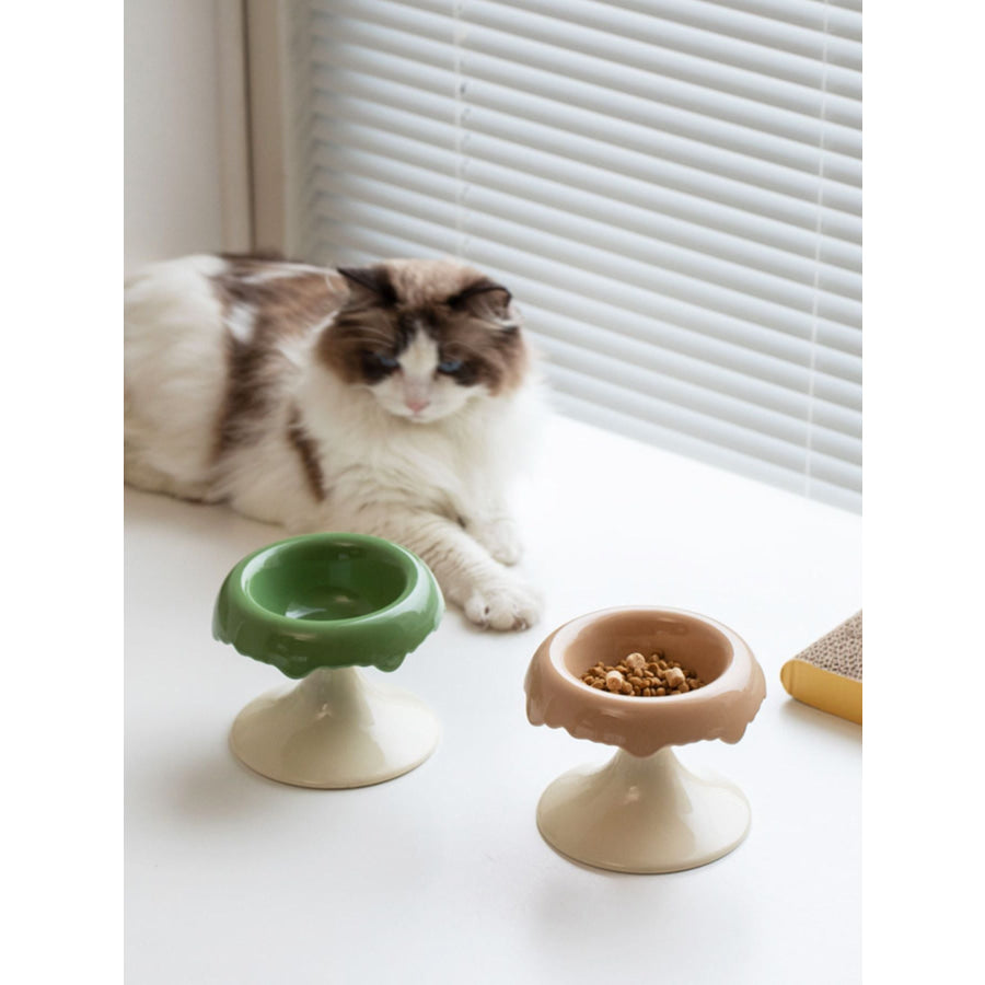 Elevated Ceramic Pet Bowl Apparel and Accessories