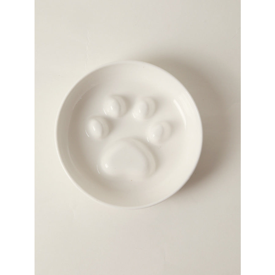 Elevated Slow Feeder Pet Bowls White Single Bowl / ONESIZE Apparel and Accessories