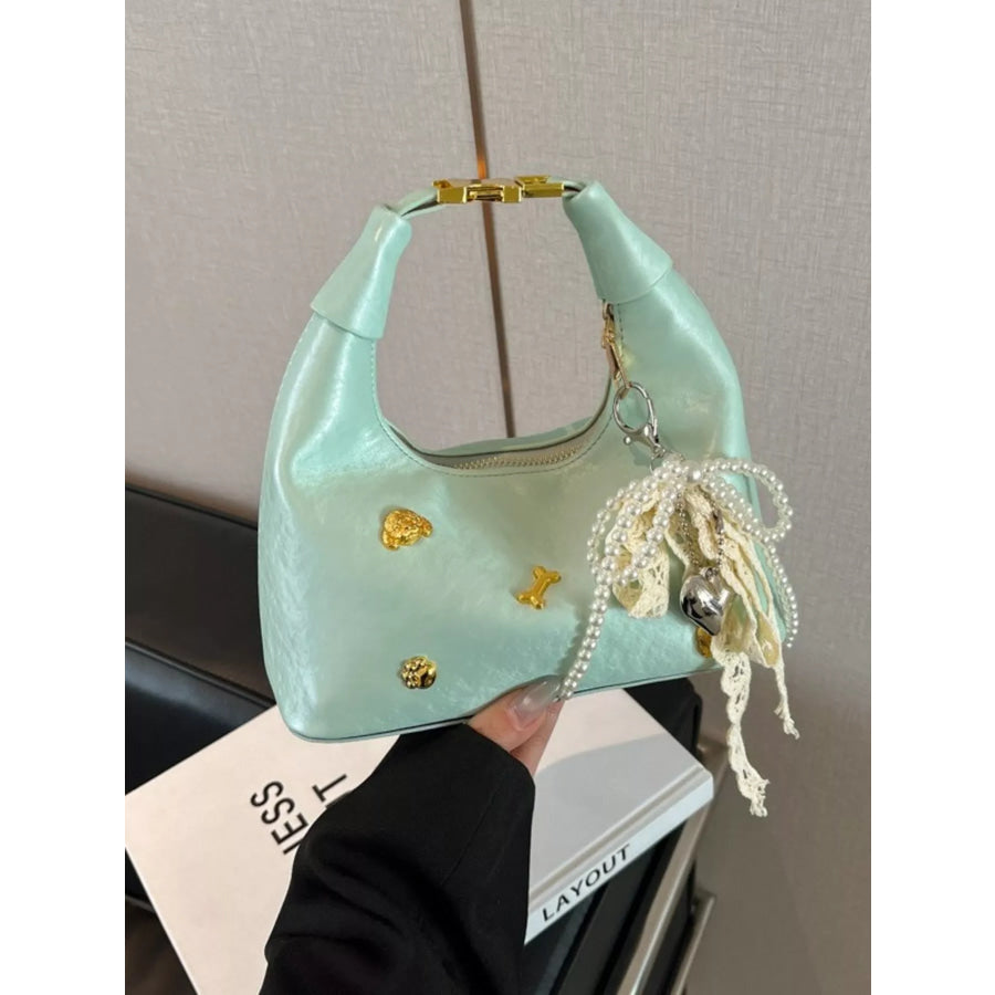 Embellished Hobo Crossbody Bag Apparel and Accessories