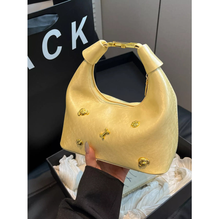 Embellished Hobo Crossbody Bag Apparel and Accessories