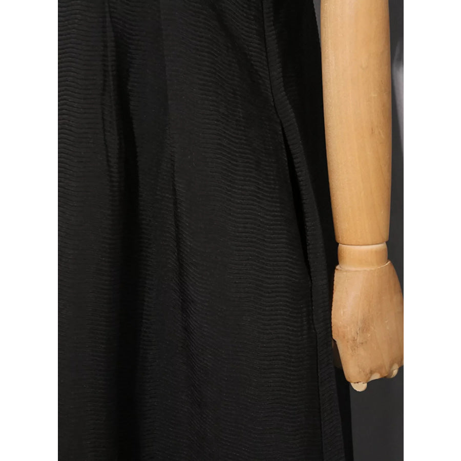 Embellished Puff Sleeve Midi Dress Apparel and Accessories