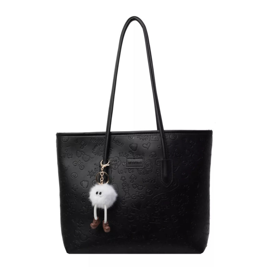Embossed Pattern Tote Bag Apparel and Accessories