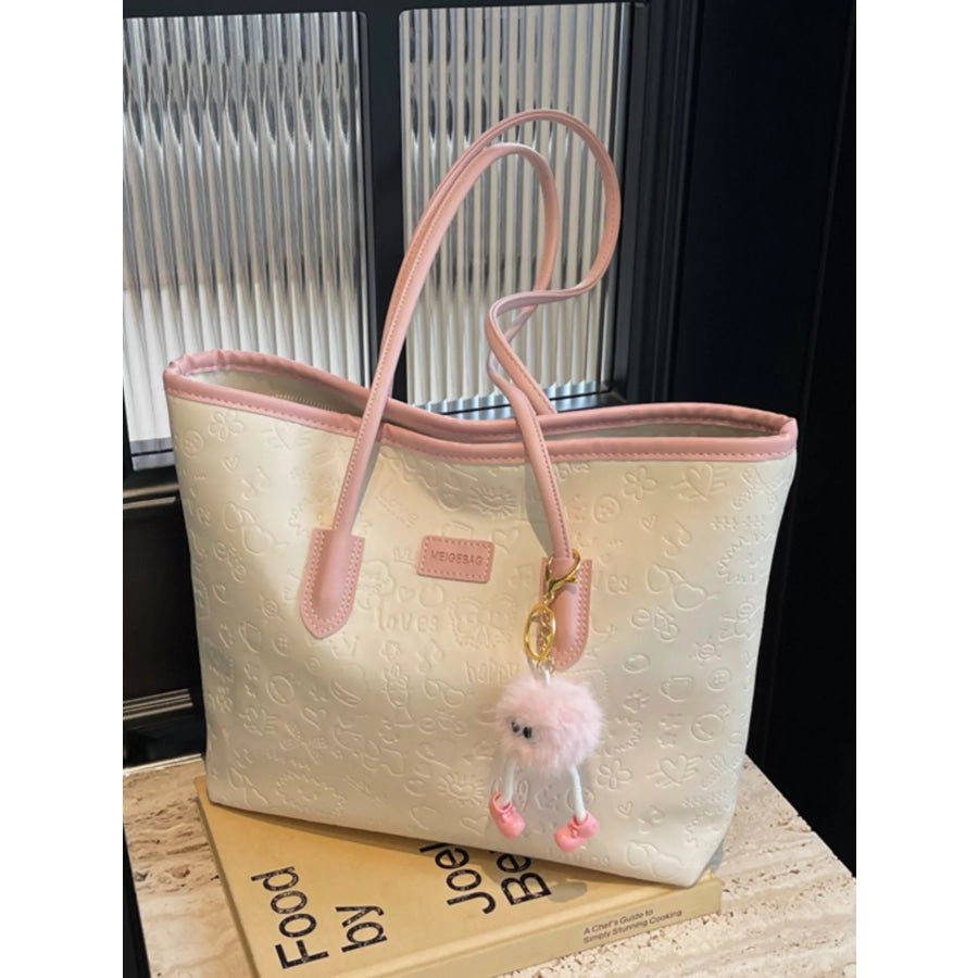 Embossed Pattern Tote Bag Apparel and Accessories